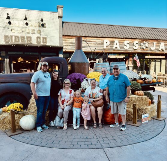 Hallmark family at Dollywood Oct 2024