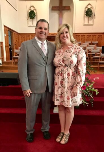 Angela and Clay on Easter 19